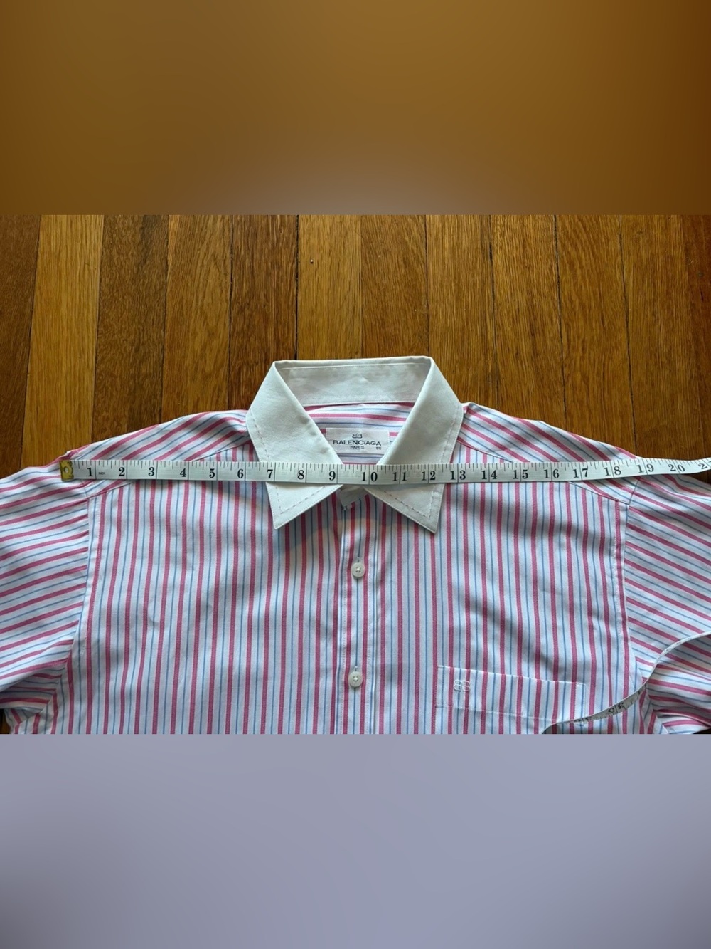 90s Balenciaga Archive Striped Short Sleeve Button Up Shirt Nicolas Ghesquiere - Picture 8 of 13